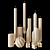 Flickering Flame Candle Set 3D model small image 1