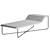 Modern Steel Rod Daybed: Clivio 3D model small image 1