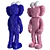 KAWS BFF Vinyl Open Edition 3D model small image 2