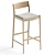 Modern Minimalist Bar Stool 3D model small image 2