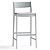 Modern Minimalist Bar Stool 3D model small image 3