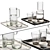 Zara Home Glassware Set Collection 3D model small image 1