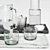 Zara Home Glassware Set Collection 3D model small image 2