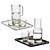 Zara Home Glassware Set Collection 3D model small image 6