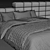 Modern Lawrence Bed 3D Model 3D model small image 5