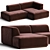 Plush Jacopo Corner Sofa XL 3D model small image 1