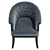 Tufted Fabric Easy Chair Logan 3D model small image 3