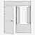 Corona Aluminium Door 313 Render 3D model small image 4