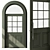 Elegant Arched Door - Model 74 3D model small image 4