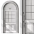 Elegant Arched Door - Model 74 3D model small image 5