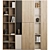 Modern Modular Bookcase Furniture 3D model small image 1