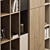 Modern Modular Bookcase Furniture 3D model small image 2