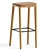 Sleek and Stylish NEVA Bar Stool 3D model small image 1