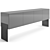 Modern Sleek Aipim Sideboard 3D model small image 2