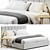  West Elm Emmett Low Profile Bed 3D model small image 1