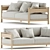 All-Weather Blanche Sofa 3D model small image 2