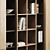 Modern Bookcase Furniture Unit 3D model small image 2