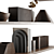 Urban Chic Decor Set 3D model small image 4