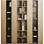 Modern Bookcase 3D Model Cabinet 3D model small image 1