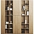 Modern Bookcase Furniture with UV Mapping 3D model small image 1