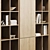 Modern Bookcase Furniture with UV Mapping 3D model small image 2