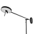 Modern Touch Black Floor Lamp 3D model small image 3