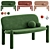 Stylish Tottori Sofa by Driade 3D model small image 4