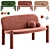 Stylish Tottori Sofa by Driade 3D model small image 5