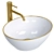 REASofia Washbasin for Countertops 3D model small image 1