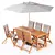 NÄMMARÖ Garden Furniture Set 3D model small image 1