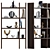 Elegant Decor Bookcase with Marble 3D model small image 2