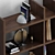 Elegant Decor Bookcase with Marble 3D model small image 3