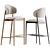 Family Style Bar Stool Set 3D model small image 2