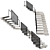 Contemporary Stairs V10 2014 3D model small image 2