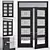 Corona Aluminium 322 Door Render 3D model small image 1