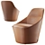 Modern Offecct Ezy Chair 3D model small image 1