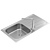 RANGEMASTER Baltimore Stainless Steel Sink 3D model small image 4