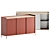 Muuto Enfold Sideboard Storage: Contemporary Elegance 3D model small image 2