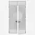 Corona Aluminium Door 3D Model 3D model small image 5