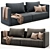 Blanche Katarina 2-Seat Sofa 3D model small image 4