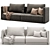 Blanche Katarina 2-Seat Sofa 3D model small image 5