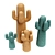 Cacti Plastic Sculpture Set 3D model small image 2