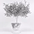 Concrete Pot Greenery Planter 3D model small image 5