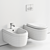 Modern Qatego Wall-Hung Toilet 3D model small image 5