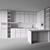 Edit-friendly Modern Kitchen with Appliances 3D model small image 6