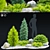 Alpine Conifer Hill Scene Kit 3D model small image 1