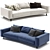 Modular Inno Erba Italia Sofa 3D model small image 2