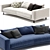 Modular Inno Erba Italia Sofa 3D model small image 3