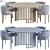 Elegant Roma Chair & Table 3D model small image 2