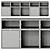 Modular Muuto Stacked Storage System 3D model small image 2